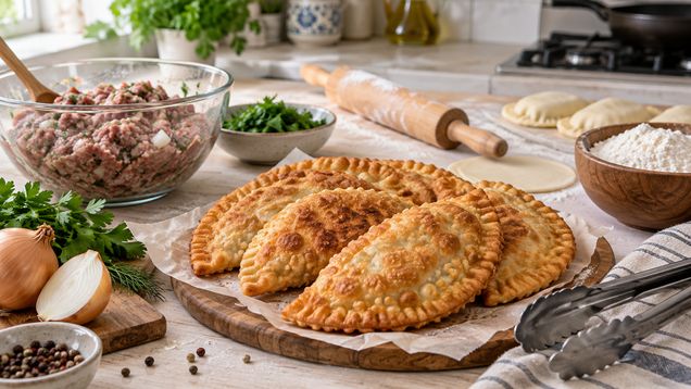 Как приготовить чебуреки